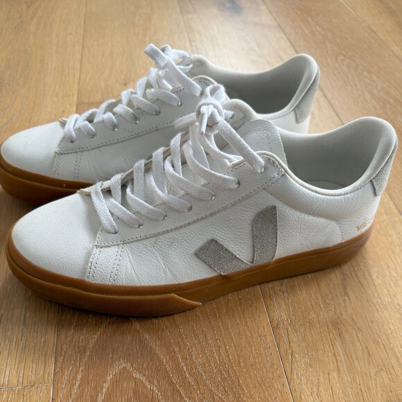 VEJA Campo Extra White/Natural/Natural Size 11 (EU 42) Barely Worn! - Picture 4 of 8